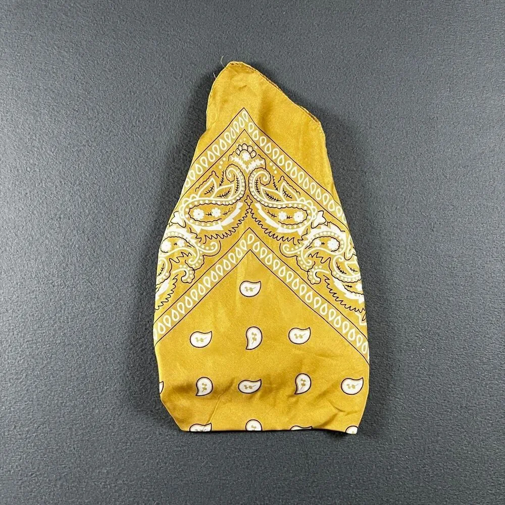 Unbranded Men's Yellow and Gold Scarf-wraps
